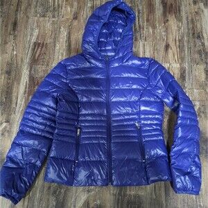 Halifax Down Puffer Coat Hooded Large Nylon And Down